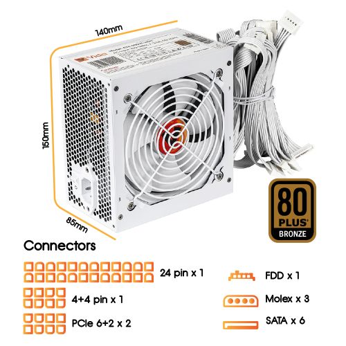 ATX-500W-WHT